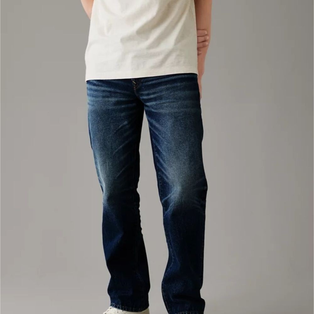 American Eagle Outfitters Men's Classic Bootcut Blue Jeans Size 34x30 M-1254